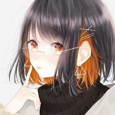 酷酷的甜美女生头像动漫