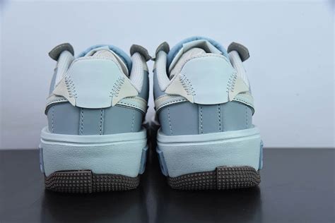 耐克Nike Air Force 1 Fontanka 丰塔卡系列咖蓝色空军一号低帮休闲板鞋纯原版本 货号：CW6688-606-莆田纯原鞋社区