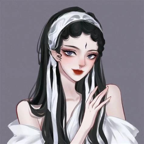 白蛇仿妆 古风头像女生