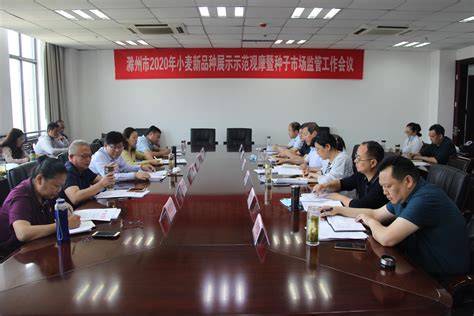 滁州市2020年小麦新品种展示示范观摩暨种子市场监管工作会议在明光市召开_明光市人民政府