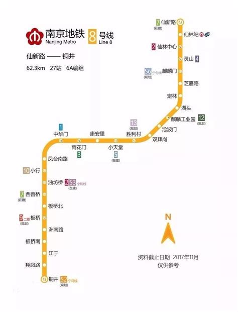 南京地铁8号线最新规划- 南京本地宝