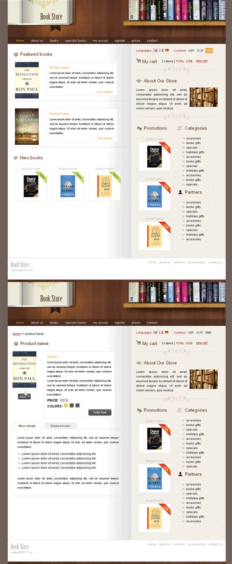 图书馆网站|网页|门户网站|Tiffy777 - 原创作品 - 站酷 (ZCOOL)