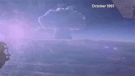世界威力最大“沙皇炸弹”爆炸画面 可怕！