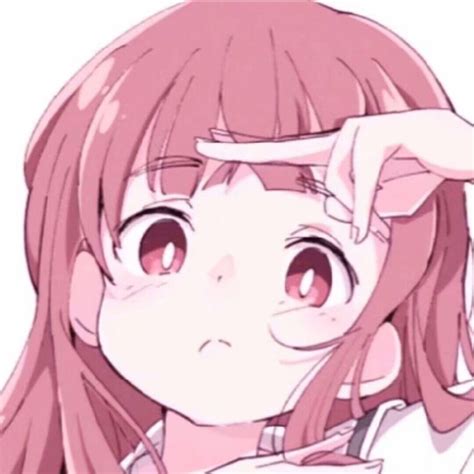 二次元头像元气甜美女生