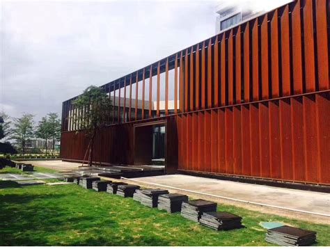 耐候钢土挡墙 - 焊接耐候结构钢系列-产品中心 - 安阳上普实业有限公司
