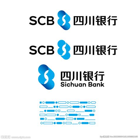 四川银行logo标志标识辅助图设计图__LOGO设计_广告设计_设计图库_昵图网nipic.com