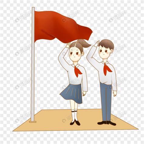 学生敬礼表情包图片