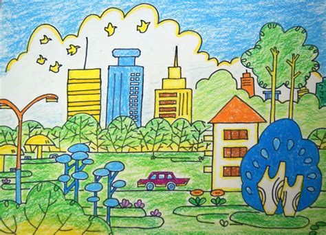 环保城市||中国少儿艺术网—2020少儿书画大赛！全国少儿艺术综合性网站！
