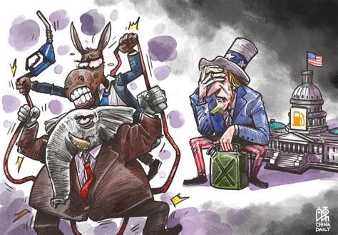 中国日报系列漫画：十问美国民主 真相触目惊心__财经头条