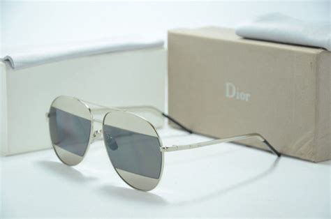 Óculos de Sol Dior Split Preto e Prata | Óculos Feminino Dior Nunca ...