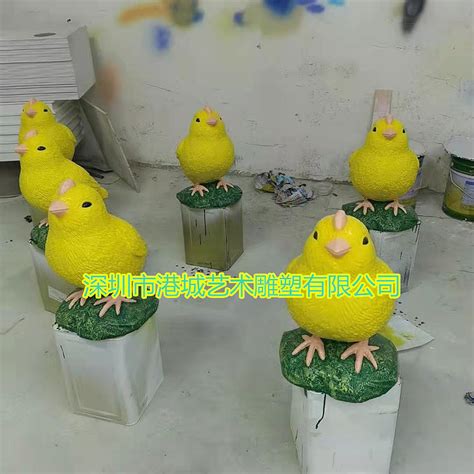 仿真公鸡母鸡小鸡摆件花园庭院装饰玻璃钢野鸡山鸡雕塑_深圳港城雕塑-站酷ZCOOL
