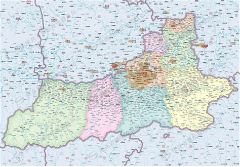 西安地图地形版 - 西安市地图 - 地理教师网