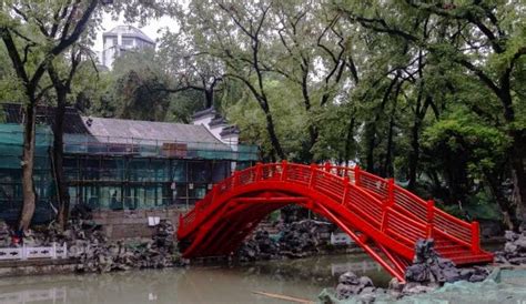 冶春红桥工程完工“红桥飞跨水当中”胜境重现_荔枝网新闻
