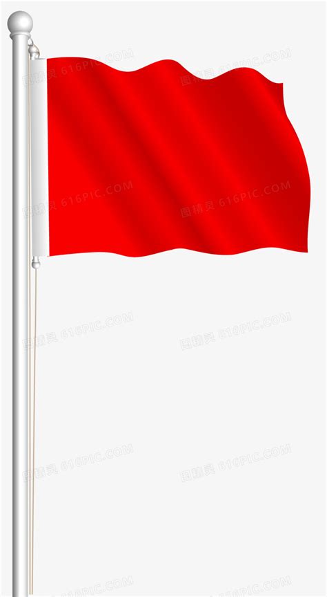 手绘扁平飘扬的五星红旗装饰元素图片免费下载_PNG素材_编号zq9ikln0l_图精灵