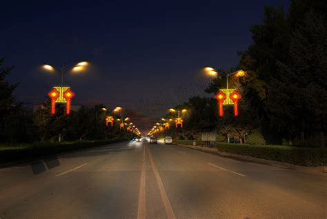 太阳能路灯装饰农村道路亮化