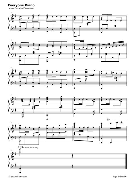红星歌-闪闪的红星主题曲五线谱预览6-钢琴谱文件（五线谱、双手简谱、数字谱、Midi、PDF）免费下载