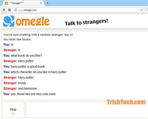 Omegle : Talk Online with Total Strangers