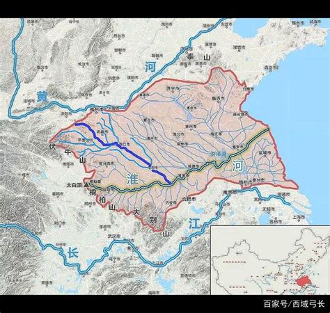 淮河流域图图片