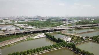 G60沪昆高速松江段文翔路开建新立交，明年建成投用可缓解周边交通压力 - 周到上海