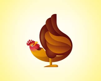 16个以鸡为主题的创意Logo设计 | 创意悠悠花园