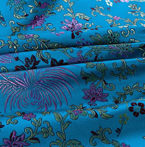 厂家直供90公分人丝织锦缎布料包装盒专用装帧布各色龙纹锦缎面料-阿里巴巴