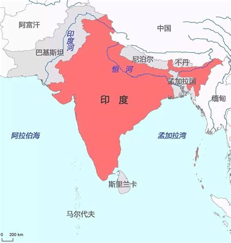恒河地图图片