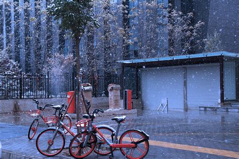 冬天雪景，城市雪景，下雪飘雪视频素材,延时摄影视频素材下载,高清3840X2160视频素材下载,凌点视频素材网,编号:309569