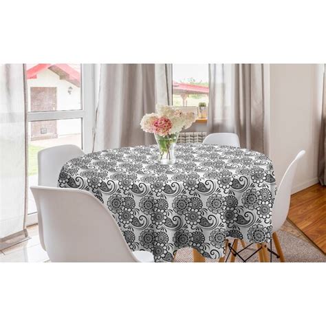 Bless international Round Floral Polyester Tablecloth | Wayfair
