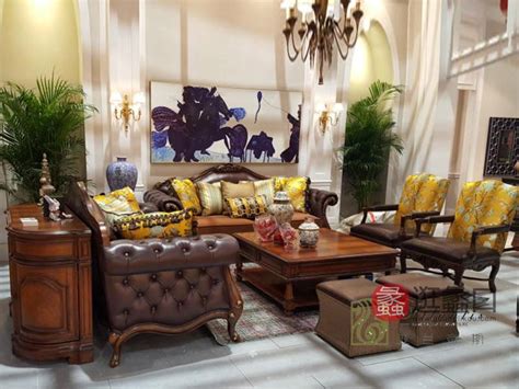 威灵顿家具美式客厅沙发现代美式沙发轻奢简约沙发组合简美客厅沙发X801-38-逛蠡口家具导购平台