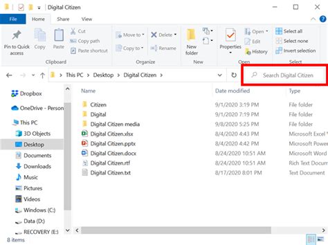 How To Search In Windows 10 With File Explorer Digital Citizen - Gambaran