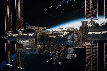 探索太空奥秘的国际空间站图片素材-正版创意图片600498990-摄图网