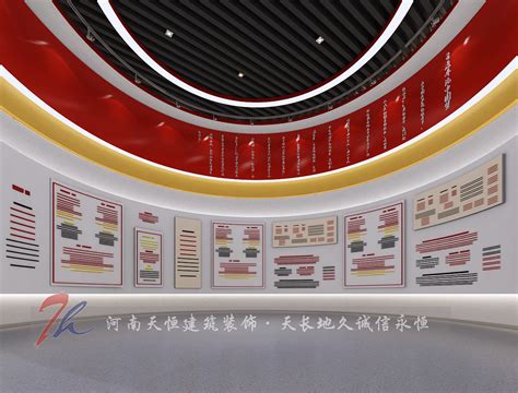 许昌党建展厅设计公司展馆装修案例价值塑造红色传承 _tianh18738185869-站酷ZCOOL
