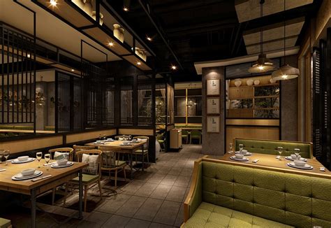 日式餐厅|空间|室内设计|Z53163066 - 原创作品 - 站酷 (ZCOOL)