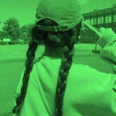 绿色的头图片