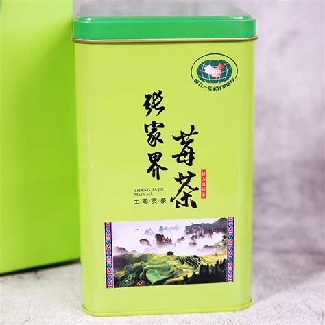 厂家直销现货可定批发张家界莓茶叶铁盒方形绿色马口铁茶叶罐-阿里巴巴