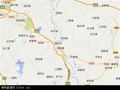 简阳市地图 - 简阳市卫星地图 - 简阳市高清航拍地图 - 便民查询网地图
