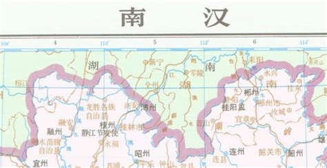 南汉地图高清版下载-五代十国南汉地图下载电子版-当易网