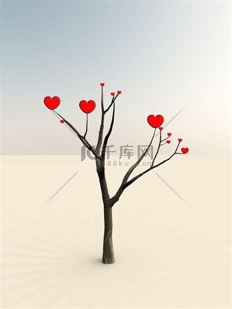 爱情之树高清摄影大图-千库网