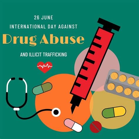 禁止药物滥用和非法贩运国际日对注射毒品说不素材图片免费下载-千库网