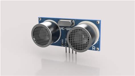 HC-SR04超声波传感器3D模型下载_三维模型_STEP模型 - 制造云 | 产品模型