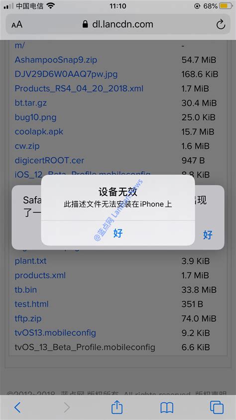 利用tvOS Beta描述文件屏蔽iOS 12/13系统升级已经失效 – 蓝点网