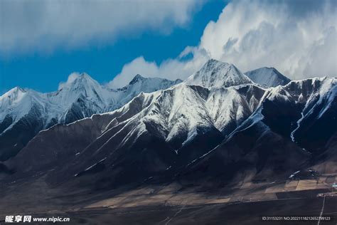 青海岗什卡雪山摄影图__自然风景_自然景观_摄影图库_昵图网nipic.com