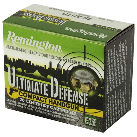 Remington Ammunition CHD45APBN Ultimate Defense 45 ACP 230 gr Brass ...