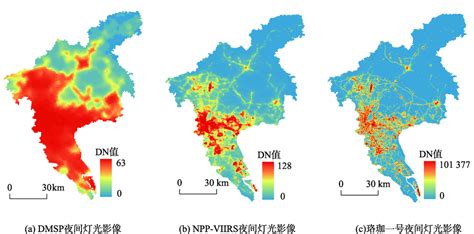 中国范围NPP-VIIRS逐月夜间灯光数据（2012-2021年） - 知乎