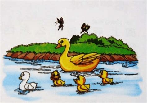 小学1-2年级看图写话《小鸭子学游泳》课件-教习网|课件下载