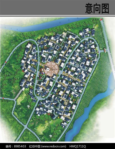 某村村庄规划设计JPG方案图[原创]