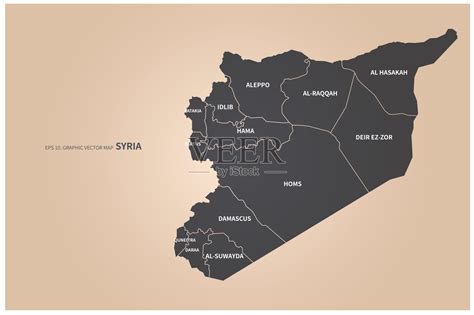 最新叙利亚实际控制图,20叙利亚各方图,2020叙利亚实际控制图_大山谷图库
