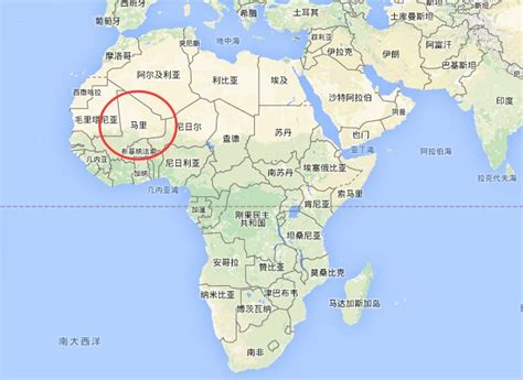 马里地图图片