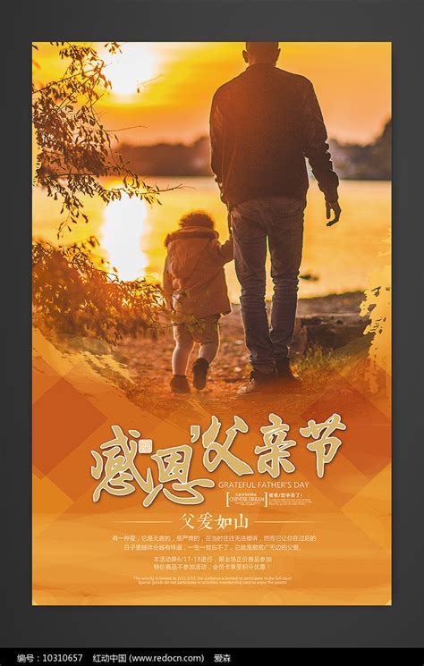 感恩父亲节宣传海报图片_海报_编号10310657_红动中国