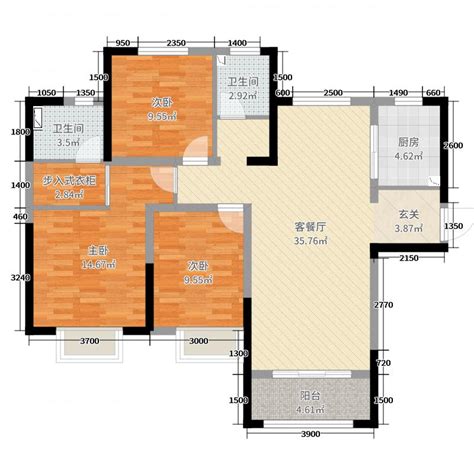 三室两厅装修预算清单含全套家具总价456071元 -好模型任你下